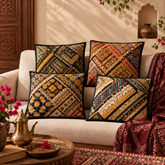 Royal Folk Art Cushion Cover - Pack Of 2