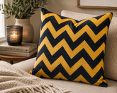 Zigzag Pattern Cushion Cover - Pack Of 2
