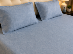 Ocean Leaf Bedsheet Set - 3pcs