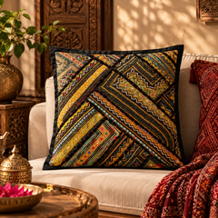 Royal Folk Art Cushion Cover - Pack Of 2