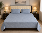 Ocean Leaf Bedsheet Set - 3pcs