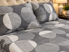 Graphite muse bedsheet set - 3 pcs