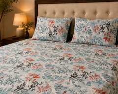 Breezy Botanics Bedsheet Set - 3pcs