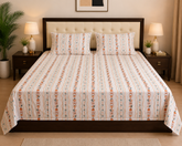 Pumpkin Meadows Bedsheet Set - 3 Pcs