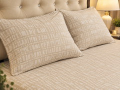 Linen weave bedsheets set - 3 pcs
