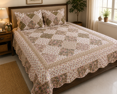 Dusty Patch Bedsheet Set - 3pcs
