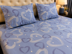 Dreamy Hearts Bedsheet Set - 3pcs