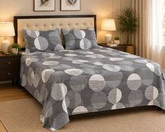 Graphite muse bedsheet set - 3 pcs