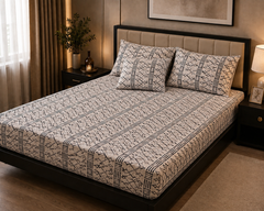 Vertex Fitted Bedsheet Set - 4pcs