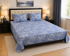 Dreamy Hearts Bedsheet Set - 3pcs