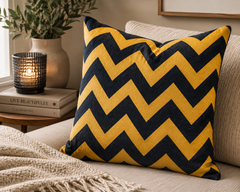 Zigzag Pattern Cushion Cover - Pack Of 2