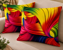 Digital Chrome Cushion Cover - Pack of 2