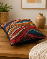 Woven Pattern Cushion Cover - Pack Of 2