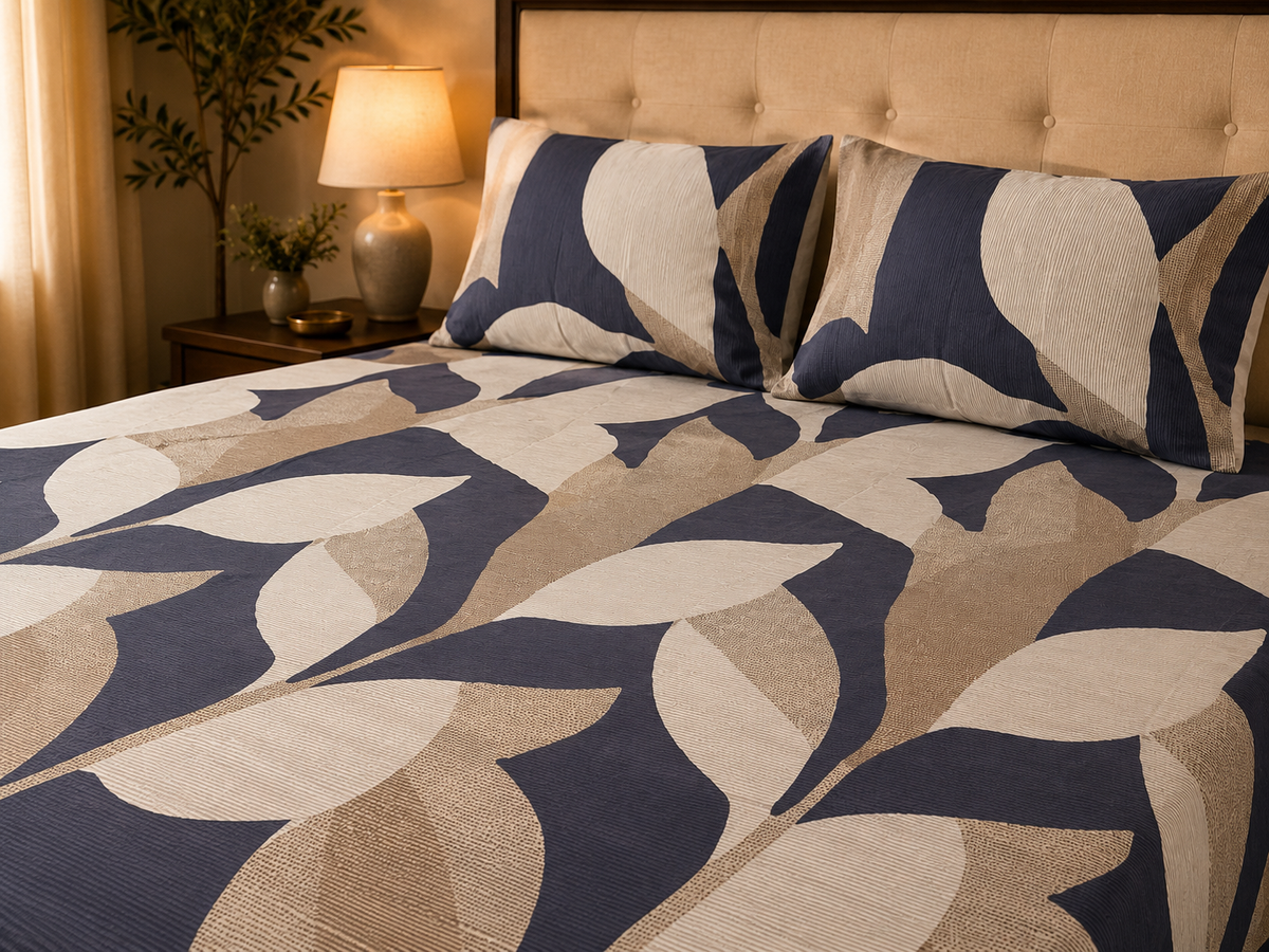 Leafscape Bedsheet Set - 3pcs