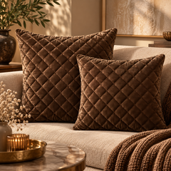 Classic Luxe Quilted Cushion Covers - Pack Of 2