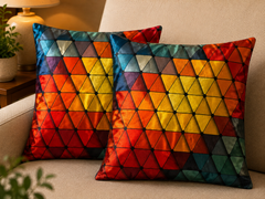 Digital Prism Cushion Cover - Pack of 2