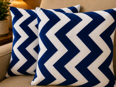 Zigzag Pattern Cushion Cover - Pack Of 2