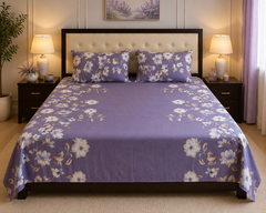 Lavender Garden Bedsheet Set - 3pcs