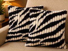 Plush Cushion Cover - Pack of 2