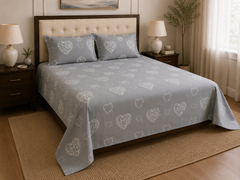 Coastal Lines Bedsheet Set - 3pcs