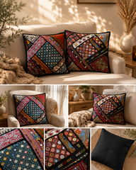 Mirror Work Cushion Cover - Pack of 2