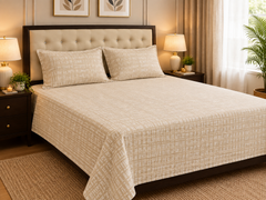 Linen weave bedsheets set - 3 pcs