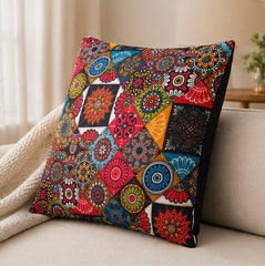 Mandala Patchwork Cushion Cover - Pack Of 2