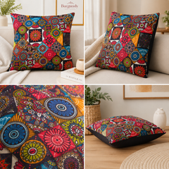 Mandala Patchwork Cushion Cover - Pack Of 2