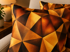 Prism Rust  Cushion Cover - Pack of 2