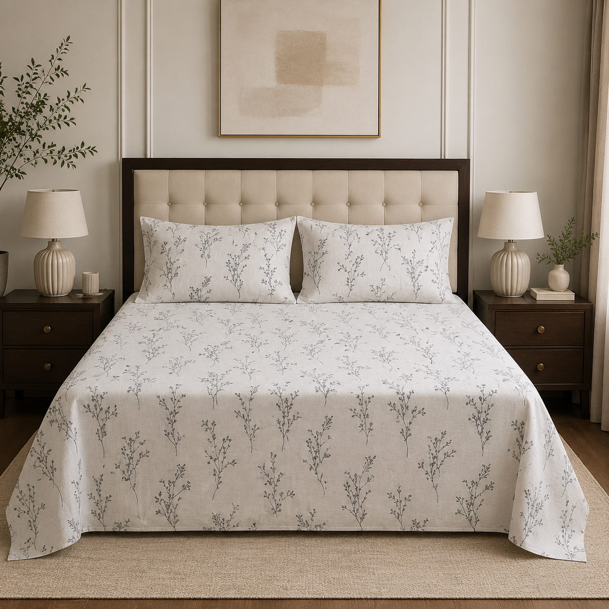 Soft Willow Bedsheet Set - 3pcs