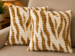 Plush Cushion Cover - Pack of 2