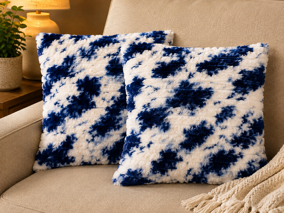 Plush Cushion Cover - Pack of 2