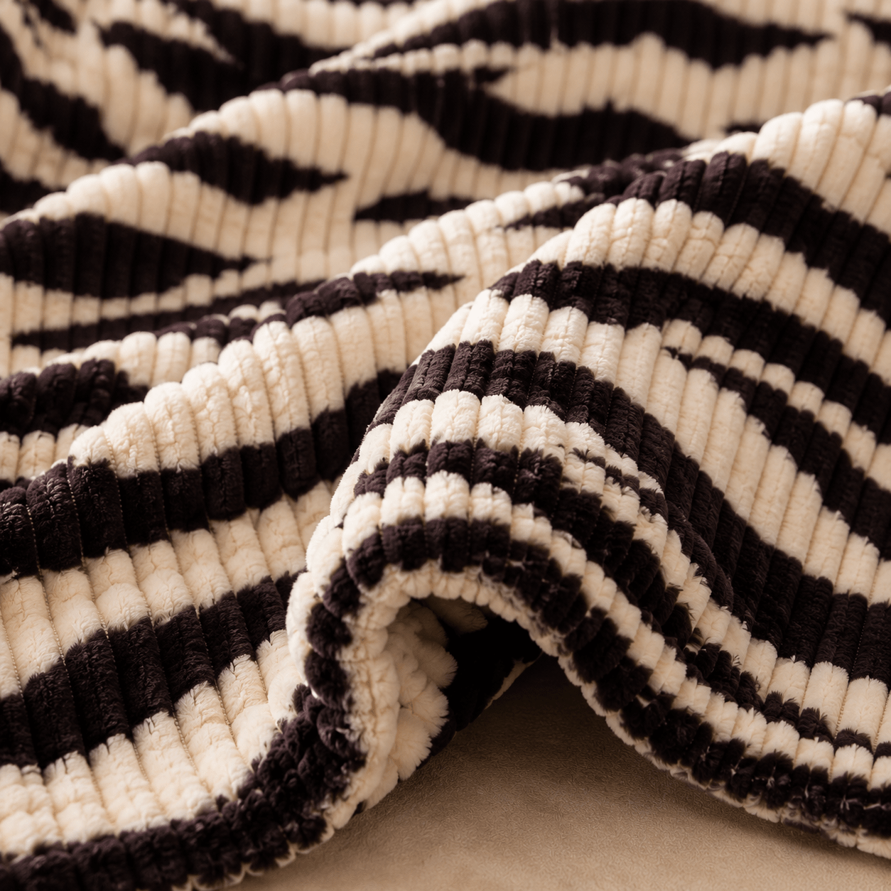 Plush Safari Brown - Burgundy