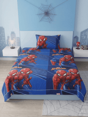 Spider Man Bedsheet Set - Burgundy