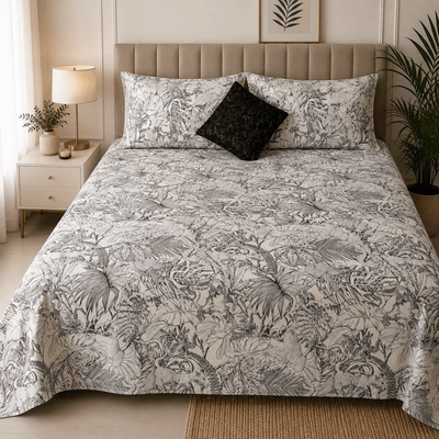 Wildwood Safari Bedsheet Set - 3 Pcs - Burgundy